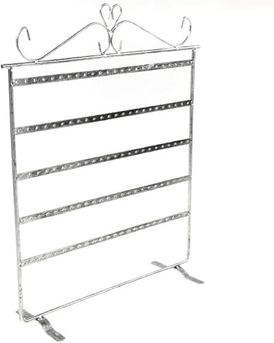 Porte Bijoux présentoir Boucles d'oreilles Cadre (60 Paires) Gris patiné - Nail Gallerys