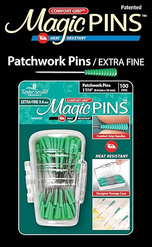 Taylor Seville Originals - Taylor Seville Originals Confort Poignée Chaleur Résistant Supplémentaire Fine (0.4 x 36mm) Patchwork Magic Broches - 100 Pièces - Nail Gallerys