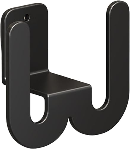 Support mural pour pantoufles, pantoufles, crochet de suspension multifonction pour salle de bain, salon, 8,5 x 8,5 x 4,5 cm, blanc, noir - Nail Gallerys