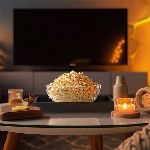 Relaxdays Plateau de Service, en Bambou et MDF, avec poignées, rectangulaire, HLP : 5 x 40,5 x 28 cm, Noir et Nature - Nail Gallerys