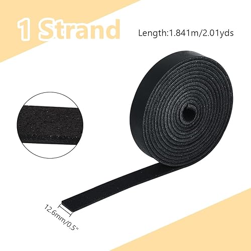 NBEADS 1.84 m Sangles Plates en Cuir, 1.26 cm Bandes de Ceinture en Cuir de Vachette Cordon Plat Bracelet en Cuir Plat Simple Face pour Projets D'Artisanat de Bricolage, Chameau - Nail Gallerys