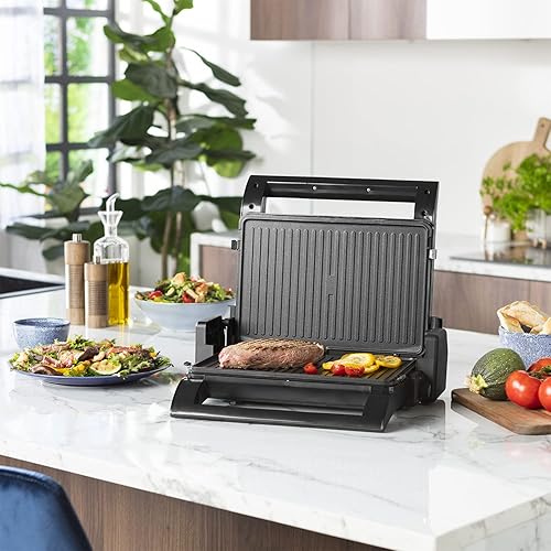 Multi-grill 4-en-1 112536 Princess - Incluant un lot de 3 plaques - Ouverture à 180° - Nail Gallerys