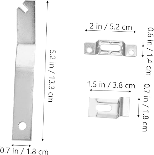NUOBESTY 2 Ensembles Ensemble De Crochets Antivol Pendaison Kit De Suspension De Tableaux Crochets De Cadre Image De Crochets Suspendus Crochets Pour Accrocher Des Photos Le Fer - Nail Gallerys