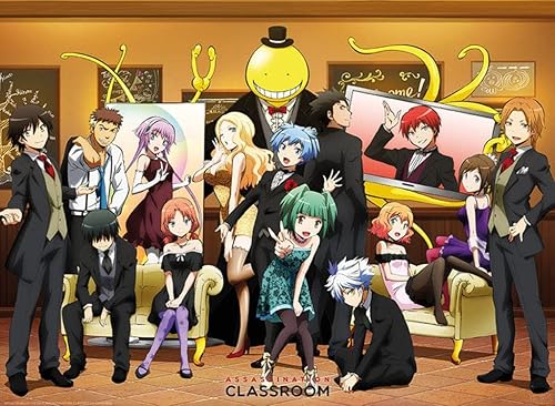ABYSTYLE - ASSASSINATION CLASSROOM Poster Groupe élégant (52 x 38 cm) - Nail Gallerys