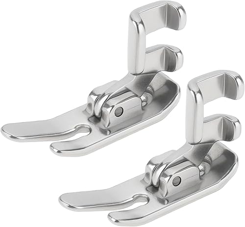 EMSea 2 Pieds Presseurs pour Machines à Coudre 45321 10 Mm de Large Tige Basse Point Droit Compatible avec Brother Compatible avec Kenmore Compatible avec Singer - Nail Gallerys