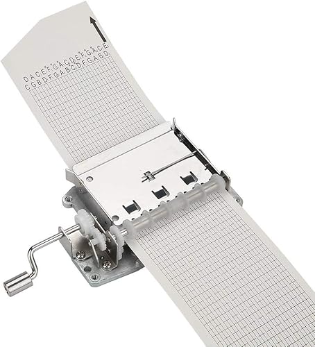 Hztyyier 30 Note Mouvement à remontage Manuel avec boîte à Musique Mécanisme Musical de Bricolage avec Bandes de Papier perforateur pour Beaucoup de chansons Gifts - Nail Gallerys