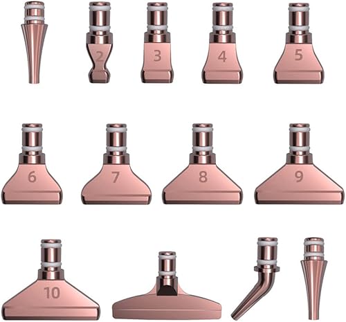 Hsthe Sea 13 pièces Brosse Diamant Pointes en métal Bricolage Diamant Peinture Pointes de Stylo en métal Multi têtes de Stylo de Remplacement pour Bricolage Peinture Artisanat - Nail Gallerys