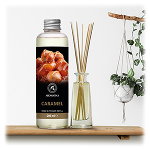Recharge Diffuseur de Caramel 200ml - Recharge pour Diffuseur d'arômes