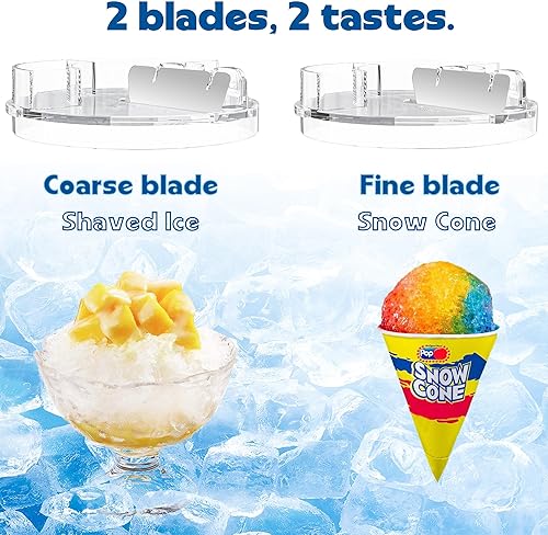 Eascandy Accessoire pour pilon à glace Eacady pour mixeur KitcheAid Stad, machine à glace pilée pour KitcheAid avec 8 moules à glace en silicone, accessoire pour pilon à glace pilée à lame en acier - Nail Gallerys