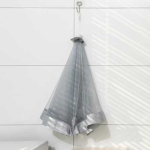 Cloche alimentaire en maille - 60 cm - Pliable - Protection en forme de dôme alimentaire - Pour extérieur, tentes en maille pour fruits, gâteaux, pique-nique, fête, barbecue - Empêche les moustiques - Nail Gallerys