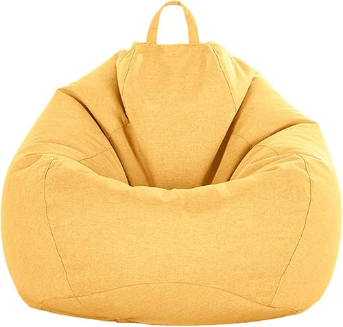 Odot Pouf Poire sans Remplissage, Couleur Unie Doux Pouf, Pouf Salon Chambre pour Adolescente und Adulte, Confortable Fauteuil Pouf, Polyvalent Housse Pouf Poire (L(90x110cm),Beige) - Nail Gallerys