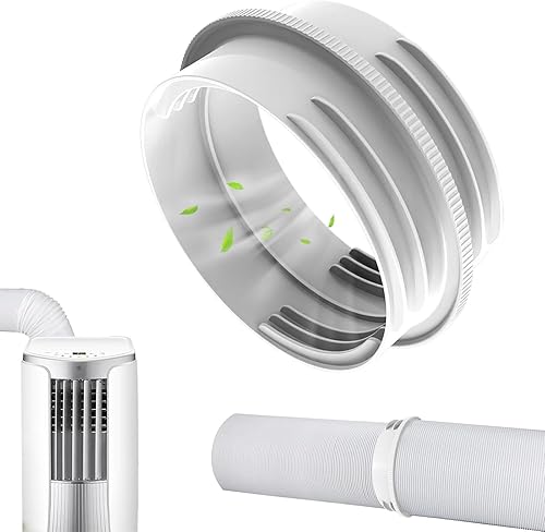 Tuyau Climatiseur Mobile Adaptateur Clim Fenetre, 130 mm intérieur/150 mm Extérieur, Raccord de Tu-yau d'échappement de Climatisation, Adaptateur de Tuy-au D'échappement pour Climatisation - Nail Gallerys