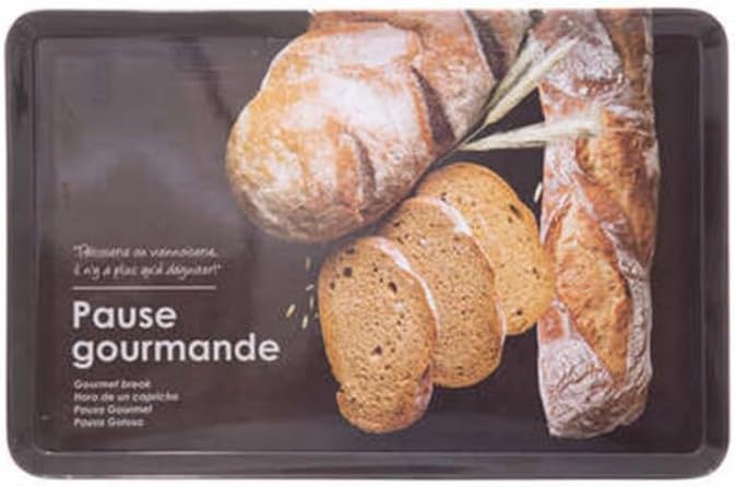 FIVE Simply Smart - Plateau de Service Mélaminé 'Gourmand' 45cm Noir - Nail Gallerys