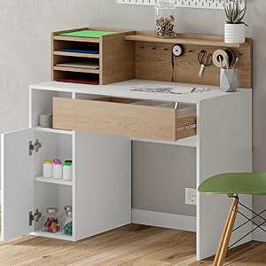 Bureau de bricolage.