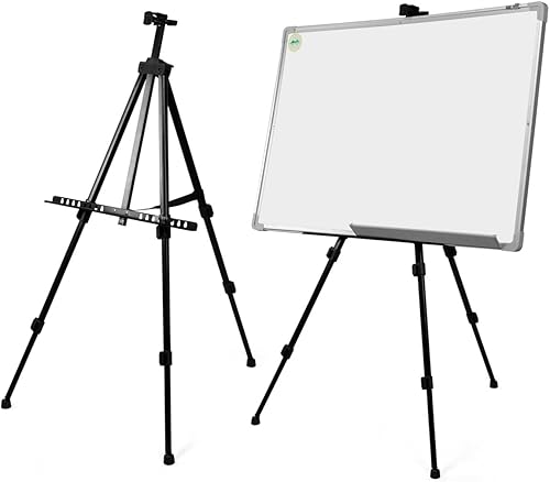 Blanc Artiste Telescopique Champ Studio Chevalet de Peinture Trepied Presentoir - Nail Gallerys