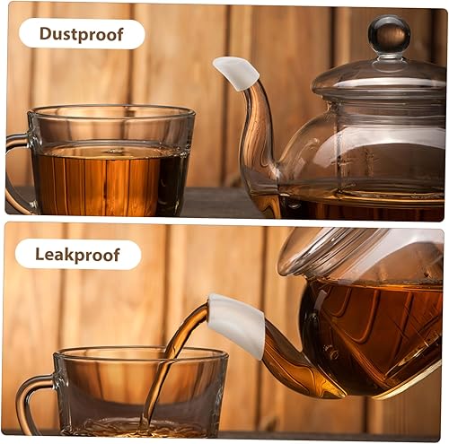 Hoement 1ensembles Couvercles Pour Bec De Théière Anti-fuite Et Anti-chaleur Pour Kettle Et Teapot Accessoires Pratiques Pour Éviter Les Éclaboussures Brûlures - Nail Gallerys