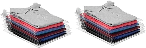 LEOFLA 20 X Système De Rangement Pliable Armoire Et Tiroirs Pour T-shirts Chemises - Nail Gallerys