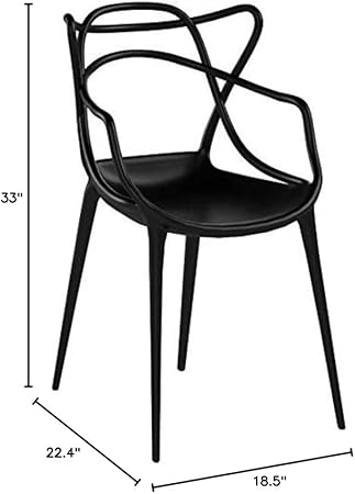 Kartell Masters, Chaise, Noir, Lot de 4 - Nail Gallerys