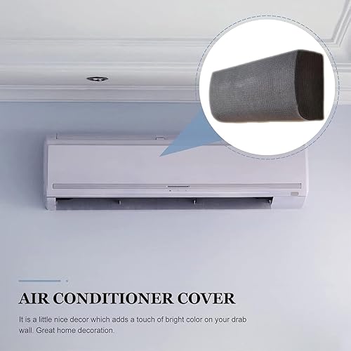 DG Catiee Housse de protection murale élastique anti-poussière pour climatiseur à suspendre - Protection tout inclus - Haute élasticité - Mini Split AC (88-95 cm - 1 pièce, beige) - Nail Gallerys
