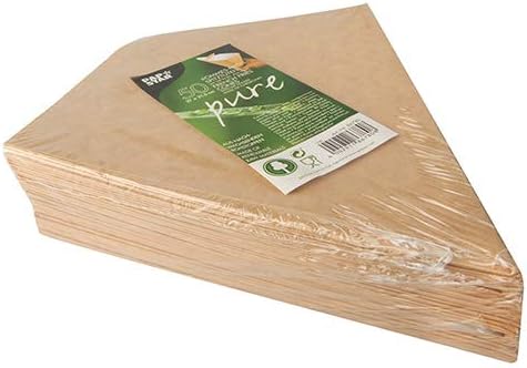 Papstar - 10 x 50 Cornet de frites avec compartiment pour la sauce'pure' 27 cm x 21,5 cm marron/blanc volume 300 g - Nail Gallerys