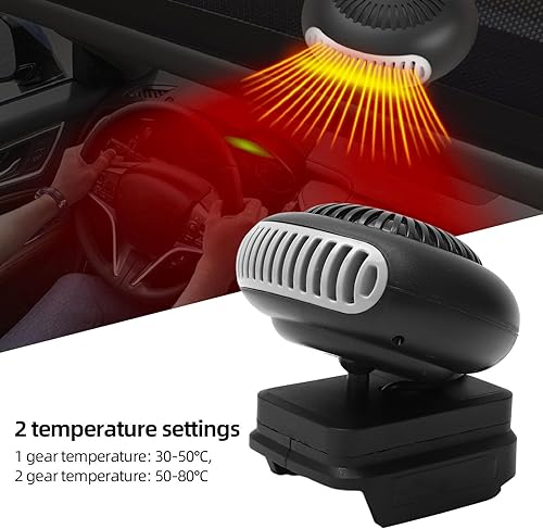 Petit radiateur soufflant électrique à piles 170 W 2 vitesses 18 V pour BL1815, BL1820, BL1530, BL1840, BL1850, BL1860 - Nail Gallerys