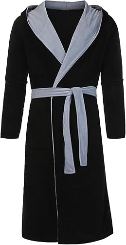 Générique Peignoir De Bain Femme Homme EpongeRobe De Chambre Femme HommeRobe de Chambre en Polaire, Chevrons Bleus 10 - Nail Gallerys