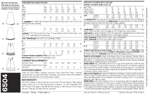 New Look Sewing Pattern - Child Dresses Sizes: A (3,4,5,6,7,8) - Nail Gallerys