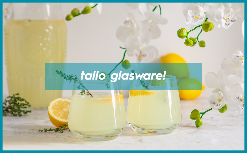 Argon Tableware Tallo Verrerie Rouge Blanc Rose Verres à vin Highballs Gobelets Contemporains