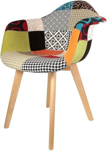 marque The concept Factory Fauteuil Scandinave Patchwork - Nail Gallerys