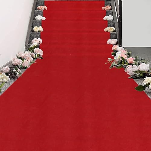 KAMPCO Tapis d'Allée de Mariage Tapis d'Allée d'extérieur Tapis d'Allée Classique pour Couloir Banquet Décorations d'Allée de Mariage - Nail Gallerys