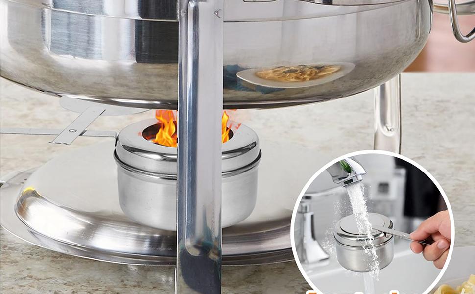 Boîtes pour chauffe-plats, brûleurs pour chafing dishes