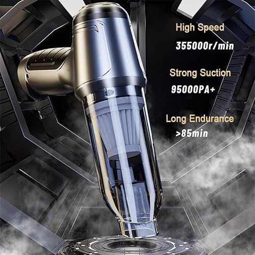 Aspirateur Vortex Compact Pro, 12000Pa Voiture Aspirateur Souffleur 2-en-1 sans Fil - Vortex Pro 2 (Ensemble 1) - Nail Gallerys