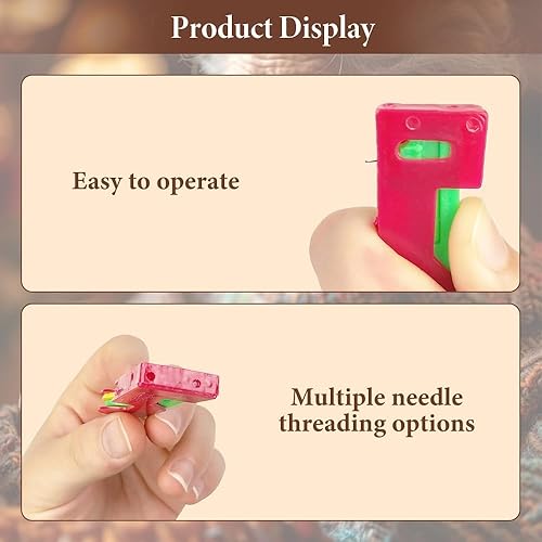 Enfile-aiguille automatique amélioré, enfile-aiguille 2024 pour machine à coudre à la main en plastique, enfile-aiguille rapide pour machine à coudre couleur aléatoire (3 pièces) - Nail Gallerys