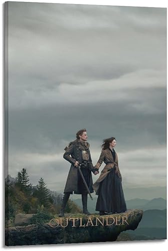 VZRSQZK Outlander – Poster décoratif sur toile de la série télévisée – Décoration murale moderne pour chambre à coucher – 20 x 30 cm - Nail Gallerys