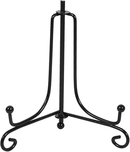 1 pcs 4 '- 12' supports de plaque noire pour affichage pour bols, support de présentation de plaque, chevalet pour tenir des photos pour assiettes, cadres photo, livres, cartes(8 inch) - Nail Gallerys