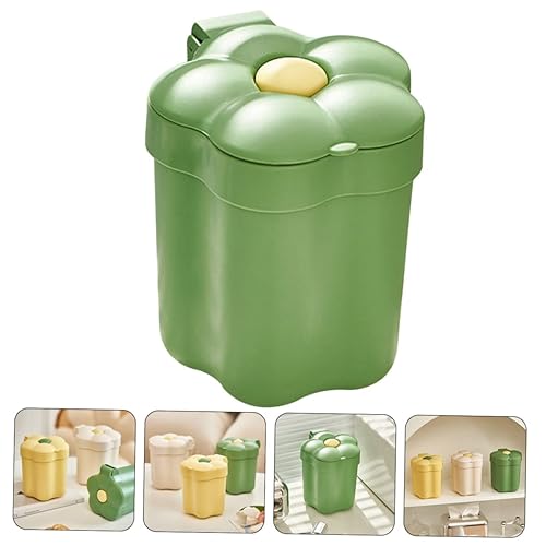 VOSAREA Mini Poubelle de Table Petite Poubelle Poubelle de Chevet Facile à Nettoyer - Nail Gallerys