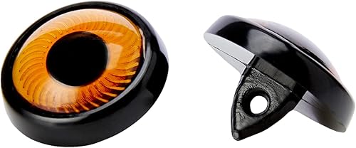 Efco 1038517 Yeux de Hibou Ø 17 mm 2 pcs. Clair, Marron/Noir, Pièce - Nail Gallerys