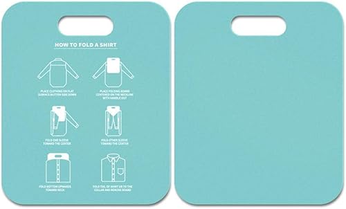 Lot de 2 planches pliantes pour vêtements, chemises, chemises, organiseurs de placard, tiroir de placard de maison, étagère à linge, planche pliante - Nail Gallerys