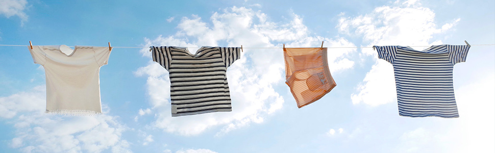 Corde à linge rétractable