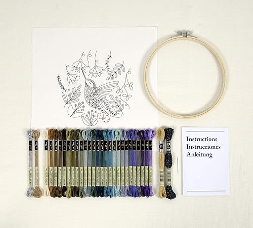 DMC - Colibri par Un Chat dans l'Aiguille, niveau avancé, kit de broderie - Nail Gallerys