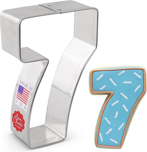 Ann Clark Emporte-pièce en forme de chiffre 7 8,3 cm - Nail Gallerys