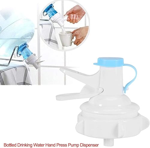 Distributeur d'eau manuel, Bouteille d'eau pour boisson pompe pour bouteille de 5 gallons avec bec verseur d'eau potable avec bouchon anti-poussière, pour bouteille à boire supérieure de 55 mm - Nail Gallerys