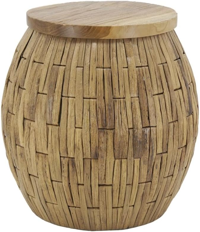 AUBRY GASPARD Sellette en Jacinthe et Teck Naturel - Nail Gallerys