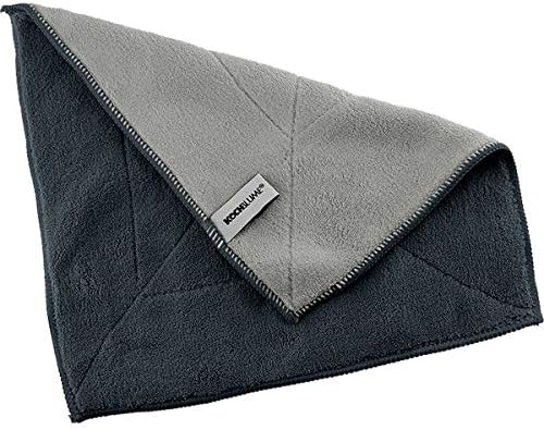 Kochblume Lot de 3 chiffons en microfibre 30 x 30 cm (anthracite/gris/vert/jaune et turquoise/rose) - Nail Gallerys