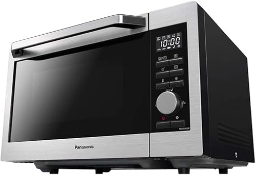Panasonic NN-C69KSMEPG Four Micro-Ondes Combiné Gril et Plateau Tournant en Verre, 30L, 1000W, 40/100-220°C, 30 Programmes, Décongélation Auto, 5 niveaux de puissance, minuterie, LED, acier inoxydable - Nail Gallerys