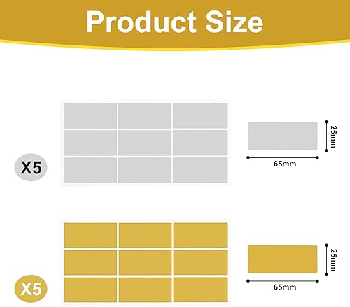 BRDXOOL Lot de 90 cartes à gratter bicolores dorées/argentées rectangulaires à gratter autocollantes pour cadeaux surprises, articles de fête créatifs (25 x 65 mm) - Nail Gallerys