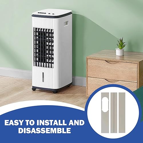 Hintyne Kit de Ventilation pour Porte coulissante Joint de fenêtre pour climatiseur Longueur réglable Plaque d'étanchéité fenêtre Facile à Installer et à démonter - Nail Gallerys