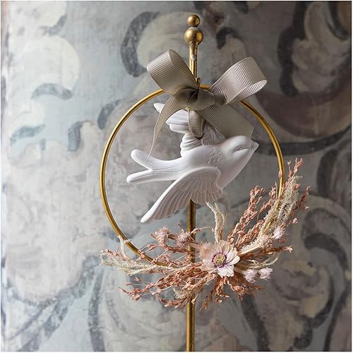 Mathilde M. Couronne Florale Colombe parfumée - Voile de Lin - Nail Gallerys