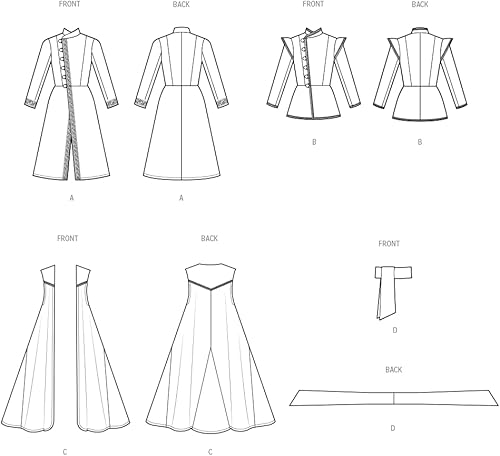 SIMPLICITY SS3126BB Patron de couture Costumes pour homme BB (44-46-48-50-52) - Nail Gallerys