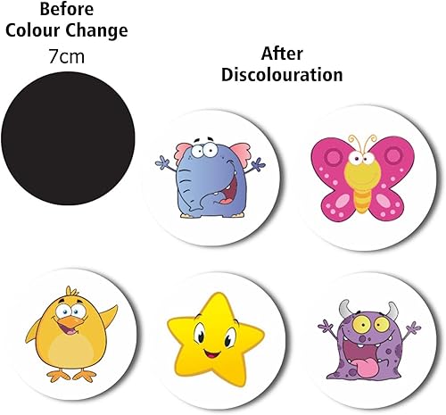 Apprentissage Propreté Enfant Autocollant,Feuilles D'autocollants Apprentissage de Propreté,Autocollants de Pipi Qui Changent de Couleur,Autocollants Changeant de Couleur 25 Pièces Tokaneit - Nail Gallerys